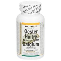 Altisa Calcium Oesterschaal + Vitamine D2 + Vitamine K2 90 tabletten