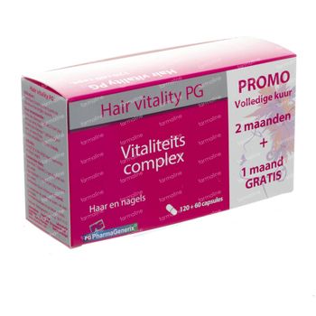 Pharmagenerix Vitalité Des Cheveux 180 capsules