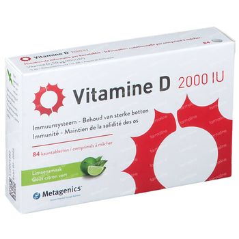 Vitamine D 2000iu 84 comprimés à croquer