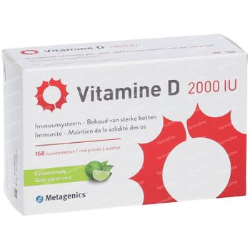 Vitamine D 2000IU 168 kauwtabletten