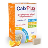 CalxPlus Sinaas Zonder Suiker 60 tabletten