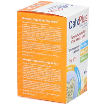 CalxPlus Orange Sans Sucre 60 comprimés
