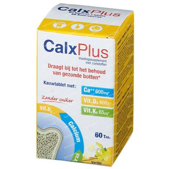 CalxPlus Vanille Sans Sucre 60 comprimés