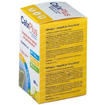 CalxPlus Vanille ohne Zucker 60 tabletten