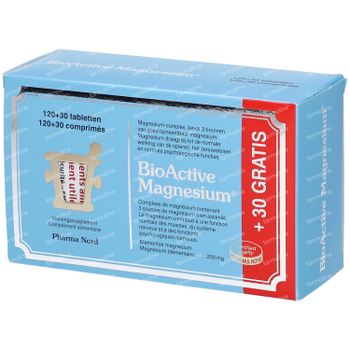 Pharma Nord BioActive Magnesium +30 Comprimés GRATUIT 120+30 comprimés