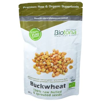 Biotona Buckwheat Raw Hulled & Sprouted Seeds 300 g