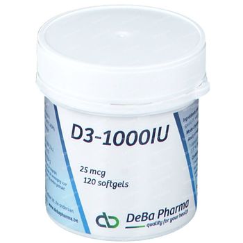 Deba D3-1000 25mcg 120 st