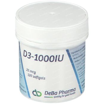 DeBa Pharma D3-1000 25mcg 120 st