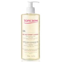Topicrem DA Gel Nettoyant Surgras Visage et Corps 500 ml