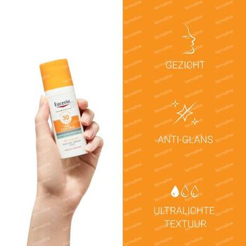 Eucerin Sun Oil Control SPF30 Dry Touch Gel-Crème Onzuivere en Vette Huid 50 ml