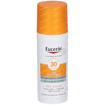 Eucerin Sun Oil Control SPF30 Dry Touch Gel-Crème Onzuivere en Vette Huid 50 ml