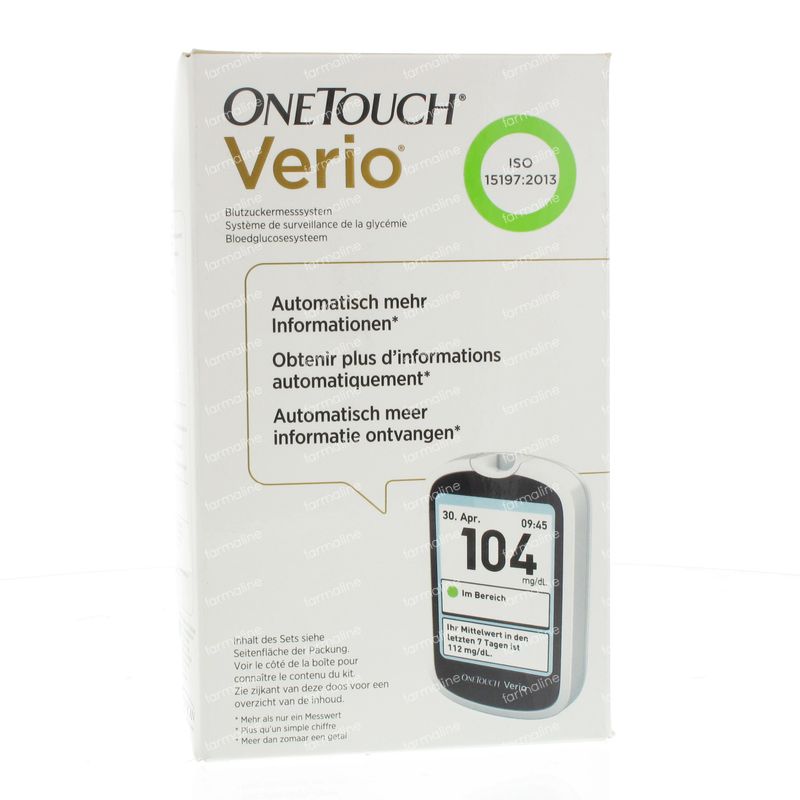 One Touch Verio Blood Glucose Meter mg/dl 1 item order online.