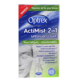 Optrex ActiMist 2-en-1 Spray Oculaire Fatigués et Inconfortables 10 ml
