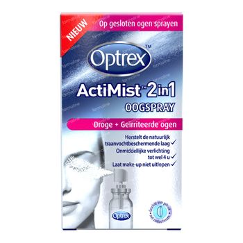 Optrex ActiMist 2-en-1 Spray Oculaire Yeux Secs et Irrités 10 ml