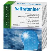 Fytostar Saffratonine – Positieve Instelling – Voedingssupplement bij Stress of Negatieve Gevoelens 60 capsules