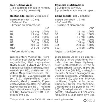 Fytostar Saffratonin – Pour une Attitude Positive – Complément Alimentaire en cas de Stress ou de Sentiments Négatifs 60 capsules