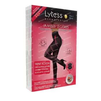 Lytess Collant Minceur Jambes Légères T1 Noir 1 st