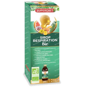 Superdiet Fortistim Sirop Respiration Bio 200 ml