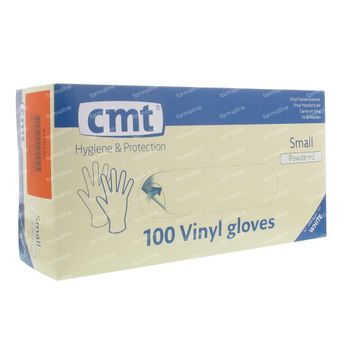 Handschuh CMT Vinyl WeißTransparant km 100 st