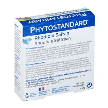 Phytostandard Rhodiole - Safran 30 comprimés