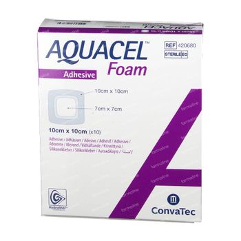 Aquacel Foam Adh 10x10cm 420680 10 st