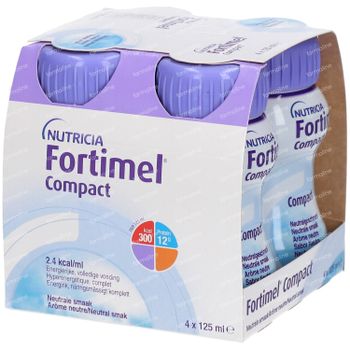 Fortimel Compact Neutre 4x125 ml