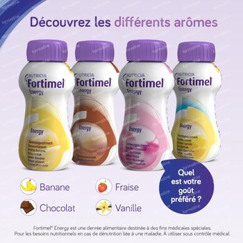 Fortimel Energy Fraise 4x200 ml