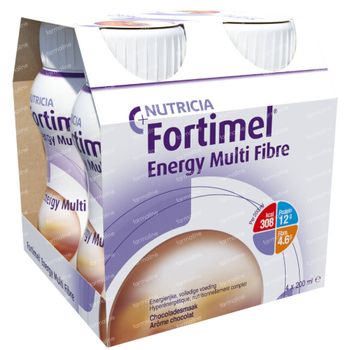 Fortimel Energy Multifibre Chocolat 4x200 ml