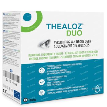 Thealoz Duo Gouttes Oculaires TRIO 3x10 ml