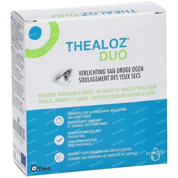 Thealoz Duo Gouttes Oculaires TRIO 3x10 ml