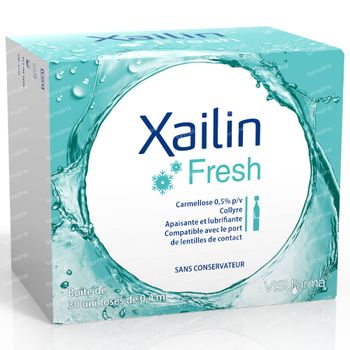 Xailin Fresh Gouttes Oculaires 0.5% 30x0,4 ml