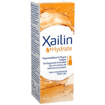 Xailin Hydrate Gouttes Oculaires 0,3% 10 ml