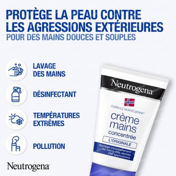 Neutrogena Nouvelle Formule Concentrée Hydratante Crème Mains 50 ml