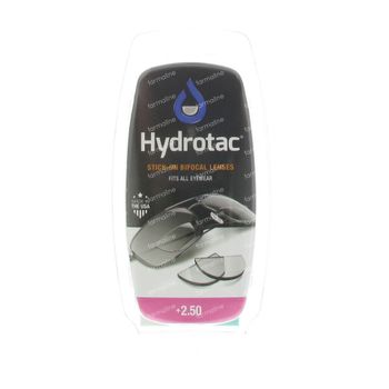 Hydrotac Stick-On Bifocal Linse +2.50 2 st