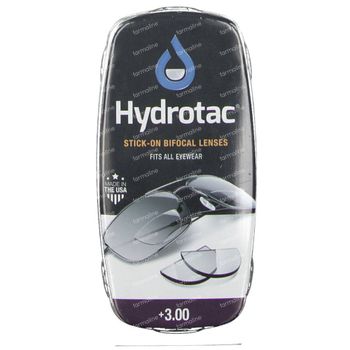 Hydrotac Stick-On Bifocal Linse +3.00 1 paar