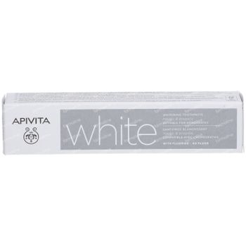 Apivita Oral Care Dentifrice Blanc Pour Les Dents Blanches 75 ml