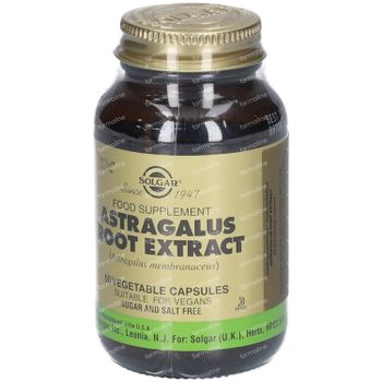 Solgar Astragalus Root Extract 60 capsules
