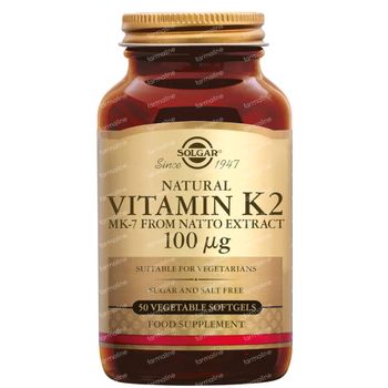 Solgar Vitamin K-2 100Mcg 50 capsules