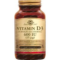 Solgar Vitamin D-3 15Mcg-600IU 120 capsules