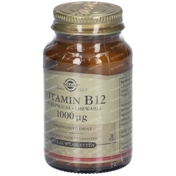Solgar Vitamin B-12 1000Mcg 250 comprimés à croquer