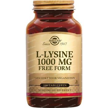 Solgar L-Lysine 1000Mg 100 tabletten