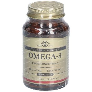 Solgar Omega- 3 Double Strength 30 capsules