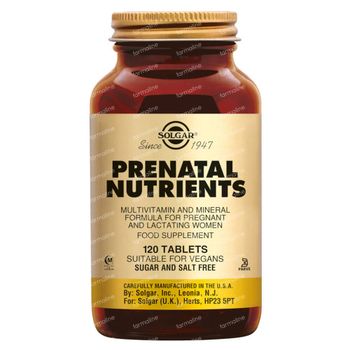 Solgar Prenatal Nutrients 120 tabletten