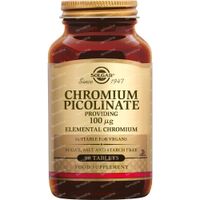 Solgar Chromium Picolinate 100Mcg 90 tabletten