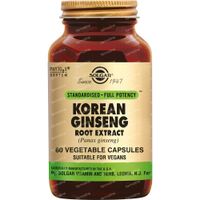 Solgar Ginseng Korean Root Extract 60 kapseln