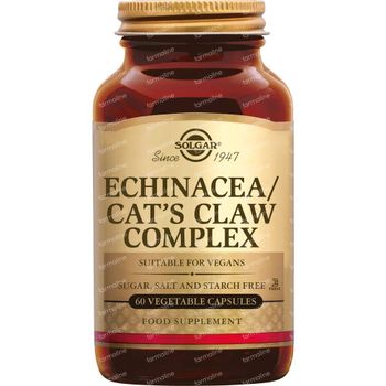 Solgar Echinacea Cats Claw Complex 60 capsules
