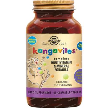 Solgar Kangavites Bouncing Berry 60 kauwtabletten