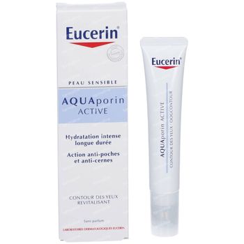 Eucerin AQUAporin ACTIVE Contour des Yeux Revitalisant Peau Sensible 15 ml