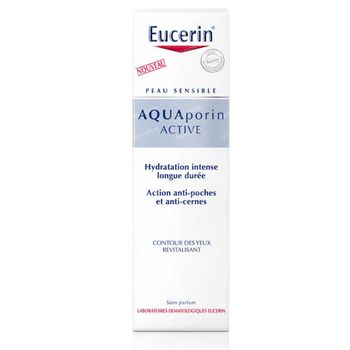 Eucerin AQUAporin ACTIVE Contour des Yeux Revitalisant Peau Sensible 15 ml
