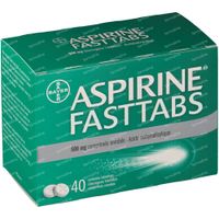 Aspirine Fasttabs 40 tabletten